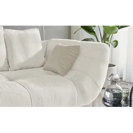 bobb Eckcouch Webstoff 3-Sitzer Beige