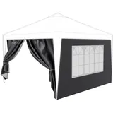 24move Seitenteile für Pavillon 2 Stück 2 x 3 m Grau