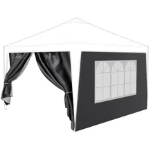 24move Seitenteile für Pavillon 2 Stück 2 x 3 m Grau