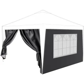 24move Seitenteile für Pavillon 2 Stück 2 x 3 m Grau