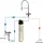 BieTal BieTal® Aktivkohle SET & 3-Wege Hahn Chrom Brause & Wasserstop