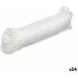 Bbloo Home Wäscheleine Weiß Kunststoff 20 M 24 Stück