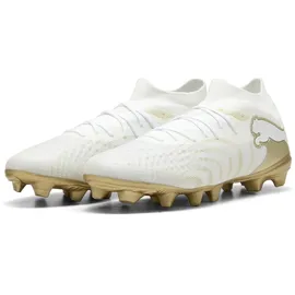 Puma Future 9 Match AG/FG Herren Puma white/metallic gold 48