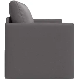 vidaXL Sofa Bett Grau 124 x 71 x 78 cm Kunstleder