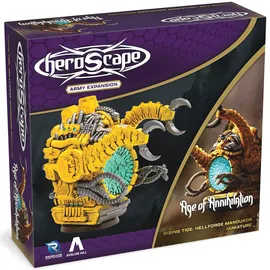 Renegade Game Studios Heroscape: Rising Tide – Hellforge Mandukor Army Expansion, 1 Vollständig Montierte Unbemalte Miniatur & Army Card, 2–4 Spieler, 30–90 Minuten