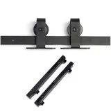 SO-Tech Schiebetüren Set Lounge-2 Ausführung Soft-Close Schwarz