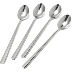 Tchibo - 4 lange Löffel - silber