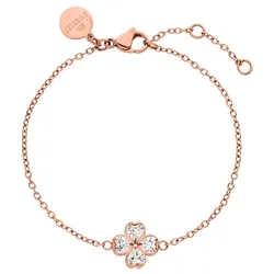 Purelei Armband Cuore mit Anhänger aus Schmuckstein-Herzen Roségold Damen 