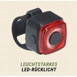 Prophete LED Akku Beleuchtungs-Set Fahrradbeleuchtung