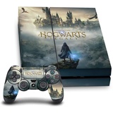 Head Case Designs Offizielle Hogwarts Legacy Wichtige Kunst Grafiken Vinyl Haut Gaming Aufkleber Abziehbild Abdeckung kompatibel mit Sony Playstation 4 PS4 Console and DualShock 4 Controller Bundle