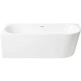Aloni Halb-Freistehende Badewanne Eckwanne 180 x 80 cm (FB3400L)