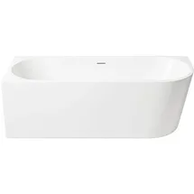 Aloni Halb-Freistehende Badewanne Eckwanne 180 x 80 cm (FB3400L)