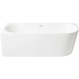 Aloni Halb-Freistehende Badewanne Eckwanne 180 x 80 cm (FB3400L)