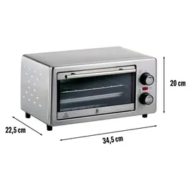 All Ride Mini Backofen Edelstahl