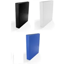 Livepac-Office Ringbuch DIN A5 40 mm Blau/Schwarz/Weiß 3 St.