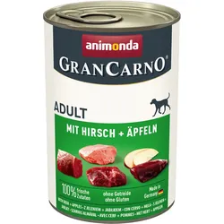 ANIMONDA GranCarno Adult Dog Geschmack: Hirsch und Apfel 400g