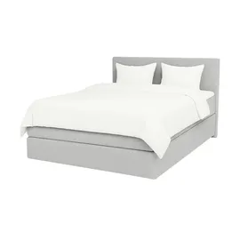 Möbel Kraft Boxspringbett 140 x 200 cm Grey