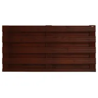 Andrewex Sichtschutzelement Goch 90 x 180 cm Braun Holz