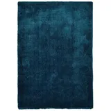 Tom Tailor Shaggy Teppich Cozy Hochflorteppich 50 x 80 cm Blau/Grün/Petrol