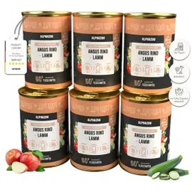 alphazoo Angus Rind + Lamm Nassfutter 6 x 400 g