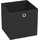vidaXL Aufbewahrungsbox 32 x 32 x 32 cm 4-tlg. schwarz