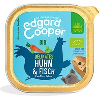 Edgard & Cooper Nassfutter für Hunde, (Huhn & Fisch , 100g x 17), Getreidefrei, natürliche Zutaten und frisches Fleisch, voller essentieller Aminosäuren