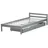 Homestyle4u Bettkasten in Grau 173x16x63 cm 2040,