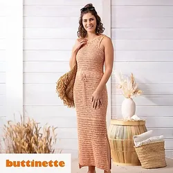 Strickanleitung – Figurnahes Kleid aus Woll Butt Primo Eleonora