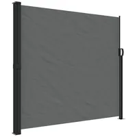 vidaXL Seitenmarkise Ausziehbar Anthrazit 180x600 cm