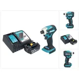 Makita DTD 172 RG1 Akku Schlagschrauber 18 V 180 Nm 1/4" Brushless + 1x Akku 6,0 Ah + Ladegerät