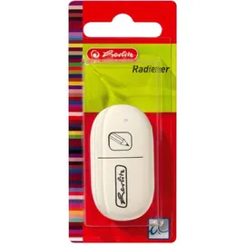 Herlitz Radiergummi oval Weiß