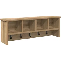 vidaXL Garderobenständer Artisan-Eiche 75 x 16 x 26 cm