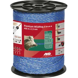 AKO AKO, Fencing Weidezaunlitze Premium WildHog Litze, blau 6x0,25 Cu, 400m