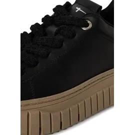 TAMARIS Damen Schnürer Leder schwarz 42