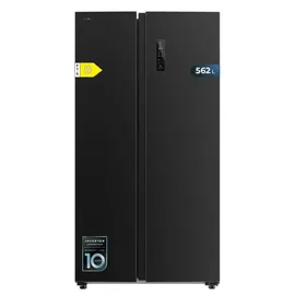 Cecotec Bolero CoolMarket SBS 562 Side-by-Side (562 l, 1770 mm hoch, Schwarz)