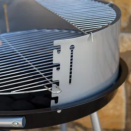 Aktive Holzkohlegrill schwarz