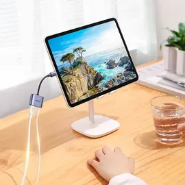 UGREEN Adapter USB-C - USB-C / mini jack 3.5mm, DAC, PD, QC 30W, Ugreen CM231, Grau