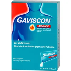 RECKITT Advance Pfefferminz Suspension bei Sodbrennen 24 x 10 ml