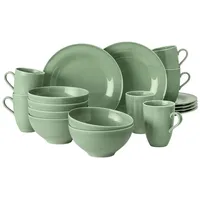 SELTMANN WEIDEN Beat Color Glaze Frühstücks-Set 18-tlg. salbeigrün