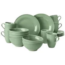 SELTMANN WEIDEN Beat Color Glaze Frühstücks-Set 18-tlg. salbeigrün