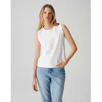 Opus Tanktop mit Rundhalsausschnitt Modell ILAYDA Weiss, 36