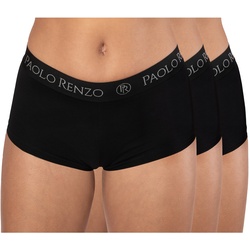 Paolo Renzo® Damen Baumwoll Panty SPORT LINE 3 Paar - Größe XL - Grau