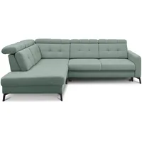 Musterring Ecksofa MR 4615, mit Kopf- und Rückenverstellung, Metallfuß schwarz, Maße 272 x 214 cm grün