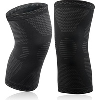 ACWOO Kniebandage für Männer Damen, 2 Stück Verstellbare Patella Kniebandage, Orthopädische Bandage Kniestütze, Sport Bandage Knie für Meniskusriss Knieschmerzen Lindern Sport (L)