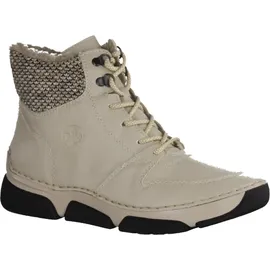 Rieker Damen Schnürstiefel 45955-60 beige Gr.: 39