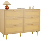 Vevor Rattankommode 120 x 39,5 x 85,4 cm