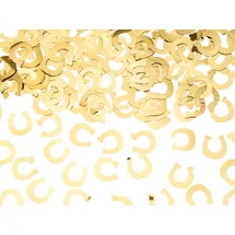 Partydeco Konfetti Hufeisen ca. 15 g Gold