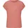 vivance by lascana Kurzarmshirt VIVANCE BY LASCANA "aus bügelfreiem Waffelstrick", Damen, Gr. 40/42, rot (apricot), Strick, Obermaterial: 64% Polyester, 34% Viskose, 2% Elasthan, leicht transparent, unifarben, bequem, Rundhals, Shirts, luftiges Waffelstrickshirt