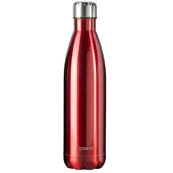 CARYO Wasserflasche aus Edelstahl in rot