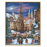 Der Nürnberger Christkindlesmarkt Malen nach Zahlen